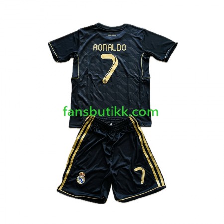 Fotballdrakt Real Madrid Cristiano Ronaldo 7 Barn Retro Bortetrøye 2011-2012 Kortermet